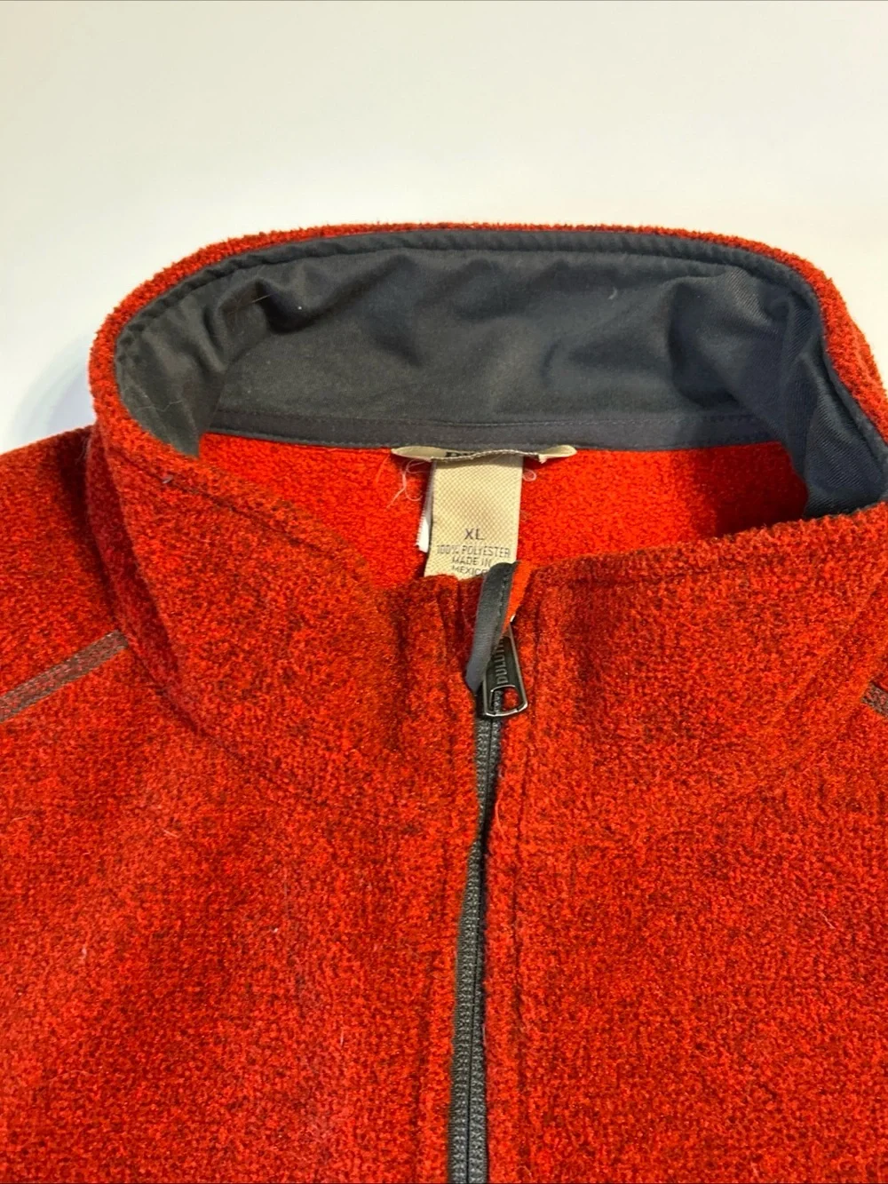 Duluth Trading Company Fleece Vest With Pockets Full Zip Mens XL Travel Layer